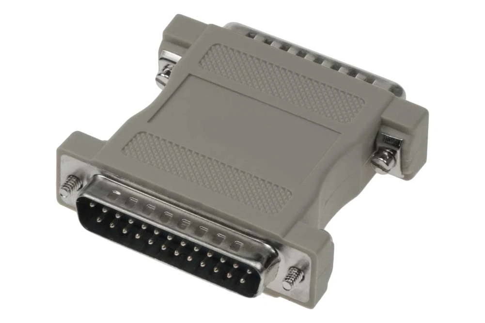 DB25 M/M Molded Gender Changer (Coupler)