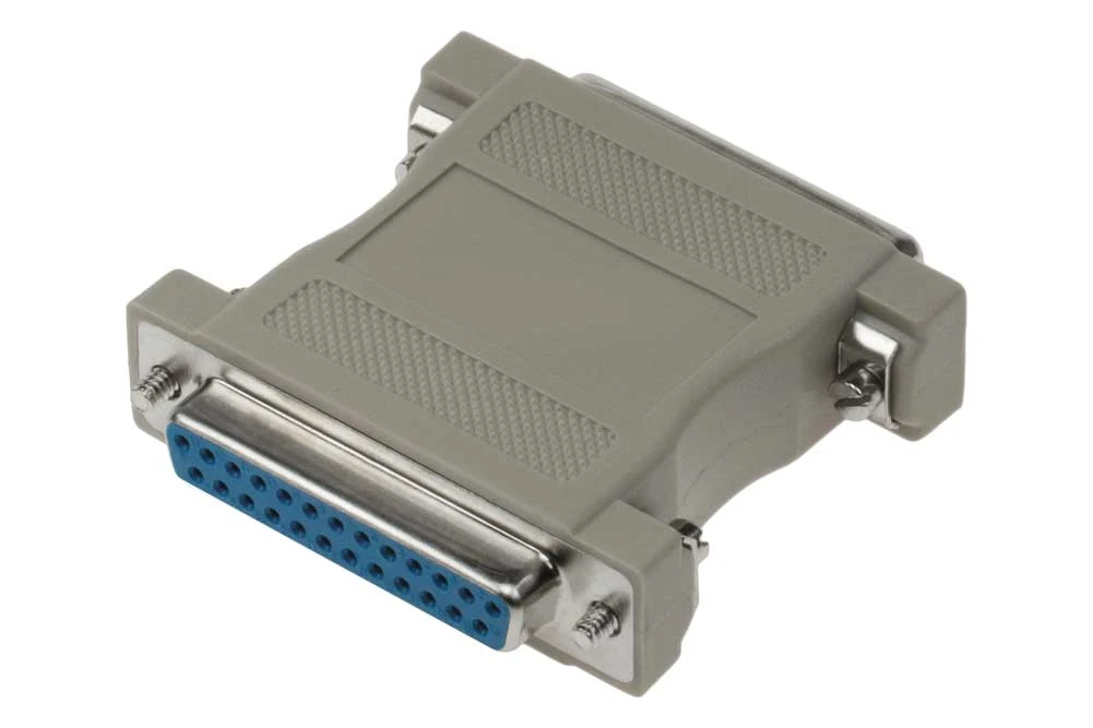 DB25 F/F Molded Gender Changer (Coupler)