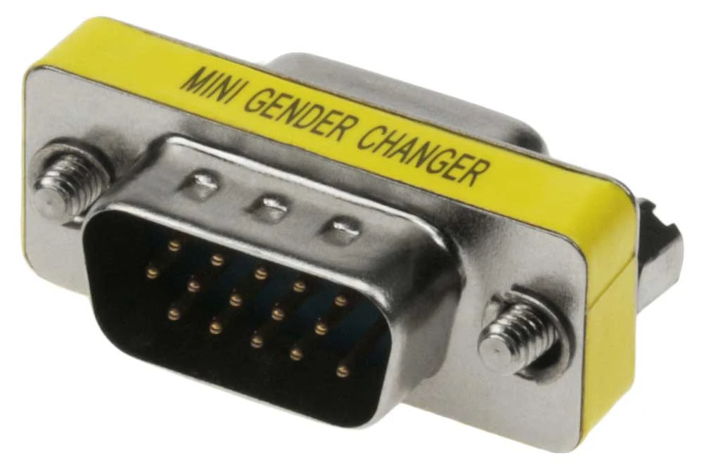 HD15 M/F Mini Gender Changer (Coupler)
