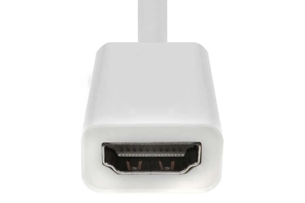 6.5" Mini DisplayPort Male To HDMI Female Adapter Cable - Image 2
