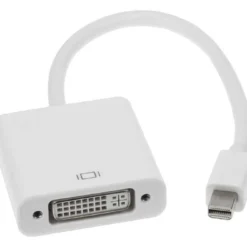 4" Mini DisplayPort Male To DVI Female Adapter Cable