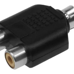 RCA Plug To 2 X RCA Jack Adapter