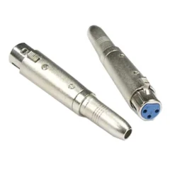 XLR 3P Female To 1/4" Stereo Jack Adater