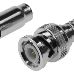 RG6 BNC Male Crimp-on Connector 2pcs