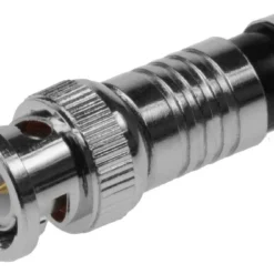 BNC Male Quad Shield RG59 Compression Connector