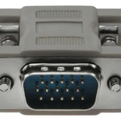 DB9 Female To HD15 Male VGA Adapter Molded