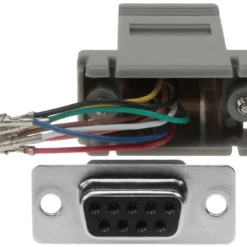 DB9 Female To RJ45 Modular Adapter