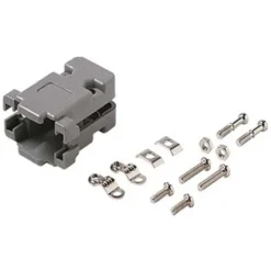 DB9 Plastic Hoods With Clamp Strain Relief