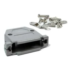 DB25 Gray Plastic Hoods Side Screw Type