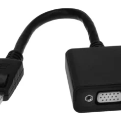 DisplayPort To VGA Converter Cable Adapter With Latch Male-Female, Active Adapter