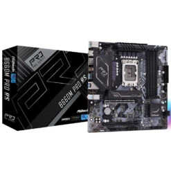 ASRock B660M PRO RS LGA 1700 Intel B660 SATA 6Gb/s DDR4 Micro ATX Motherboard