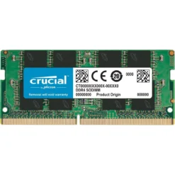 Crucial 4GB Single DDR4 2400 MT/S (PC4-19200) SR X8 SODIMM 260-Pin Memory - CT4G4SFS824A