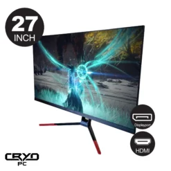 Cryo-PC 27" Gaming 1080p LCD Monitor 144hz DP HDMI
