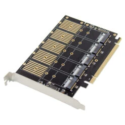 Cryo-PC 5-Port SATA M.2 B Key SSD PCIe Card