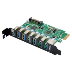 Cryo-PC USB 3.0 7-Port PCIe HUB Controller Card, NEC 720201 Chipset