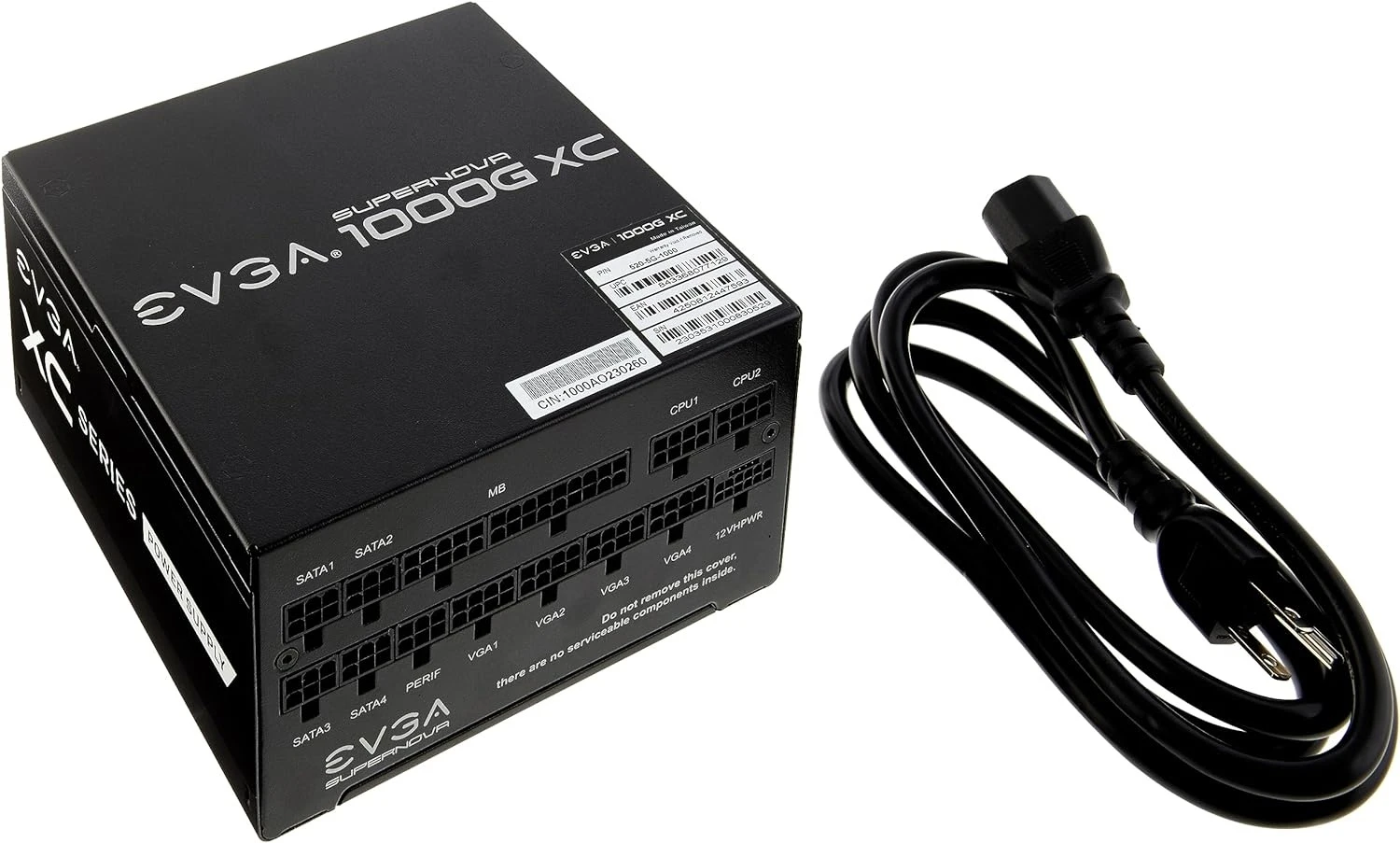 EVGA SuperNOVA 1000G XC, 80 Plus Gold 1000W, Fully Modular, Includes Power ON Self Tester, Compact 150mm Size, Power Supply 520-5G-1000-K1 - Image 3