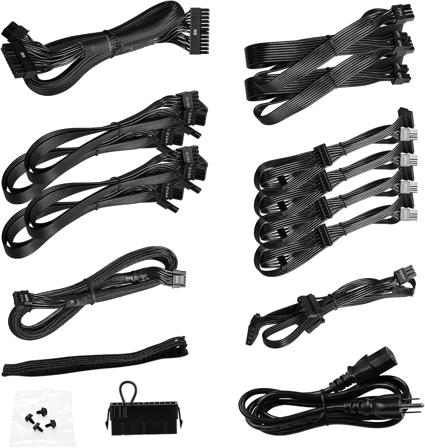 EVGA SuperNOVA 1000G XC, 80 Plus Gold 1000W, Fully Modular, Includes Power ON Self Tester, Compact 150mm Size, Power Supply 520-5G-1000-K1 - Image 6