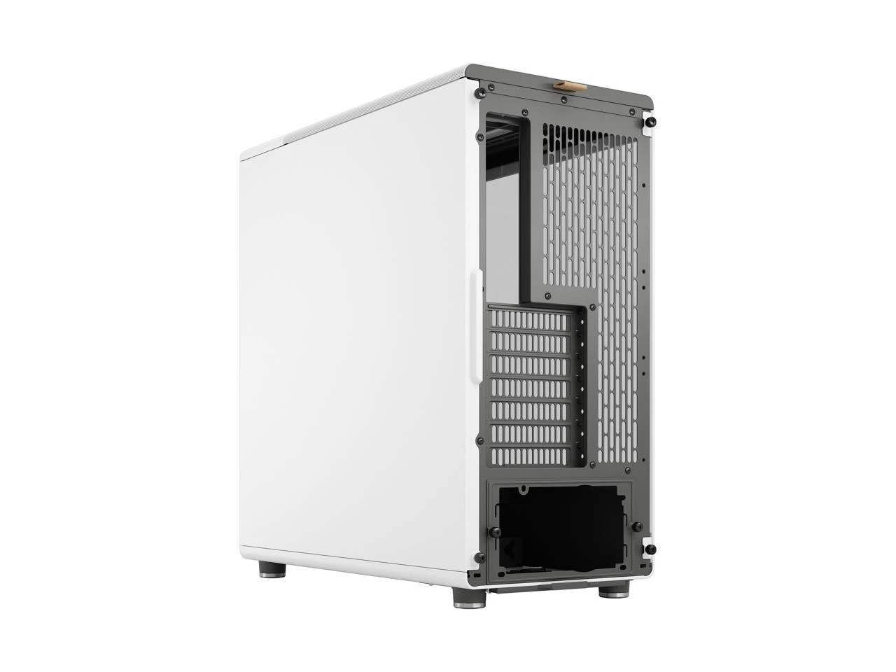 Fractal Design North ATX MATX Mid Tower PC Case - North Chalk White With Oak Front And Clear TG Side Panel - Image 4