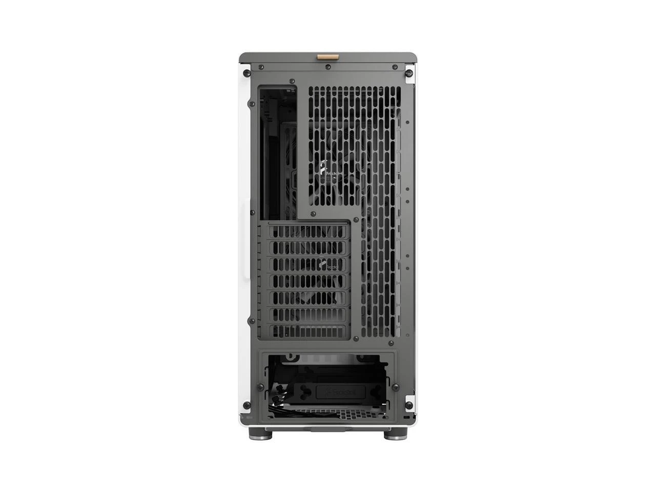 Fractal Design North ATX MATX Mid Tower PC Case - North Chalk White With Oak Front And Clear TG Side Panel - Image 9