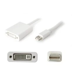 Genuine Apple Mini DisplayPort To DVI Adapter MB570Z/B Mac, White