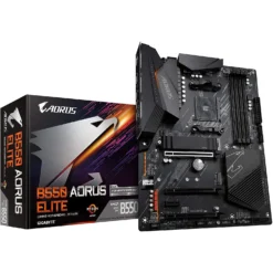 GIGABYTE B550 AORUS Elite (AM4 AMD/B550/ATX/Dual M.2/SATA 6Gb/s/USB 3.2 Gen 2/2.5 GbE LAN/Realtek ALC1200/HDMI/DP/PCIe4.0/DDR4/Gaming Motherboard)