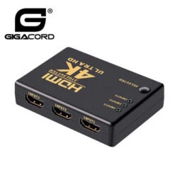 Gigacord 5in1 HDMI Switch 4K 1080P With Remote 5-Input, 1-output