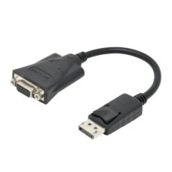 Gigacord 8" Active DisplayPort Male To VGA Female Converter Adapter, Black