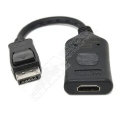 Gigacord Active 4K DisplayPort Male To HDMI Female Adapter Cable Eyefinity Compatible