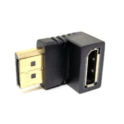 Gigacord DisplayPort 90 Degree Up Adapter Male/Female 4K