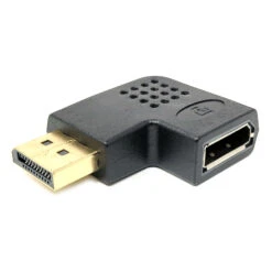 Gigacord DisplayPort Flat Right Angled 90 Degree Adapter Female/Male Reverse 4K