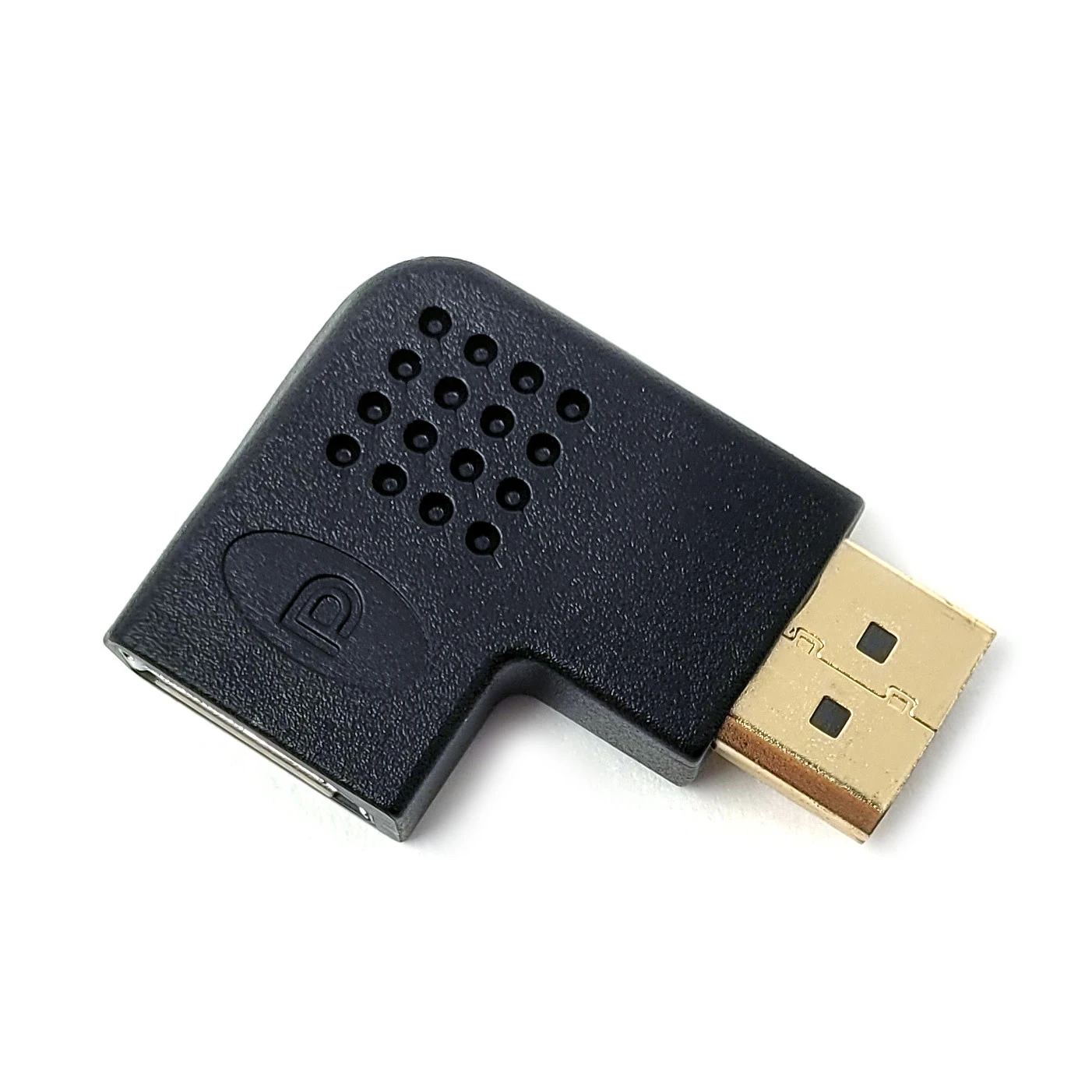 Gigacord DisplayPort Flat Right Angled 90 Degree Adapter Male/Female 4K - Image 2