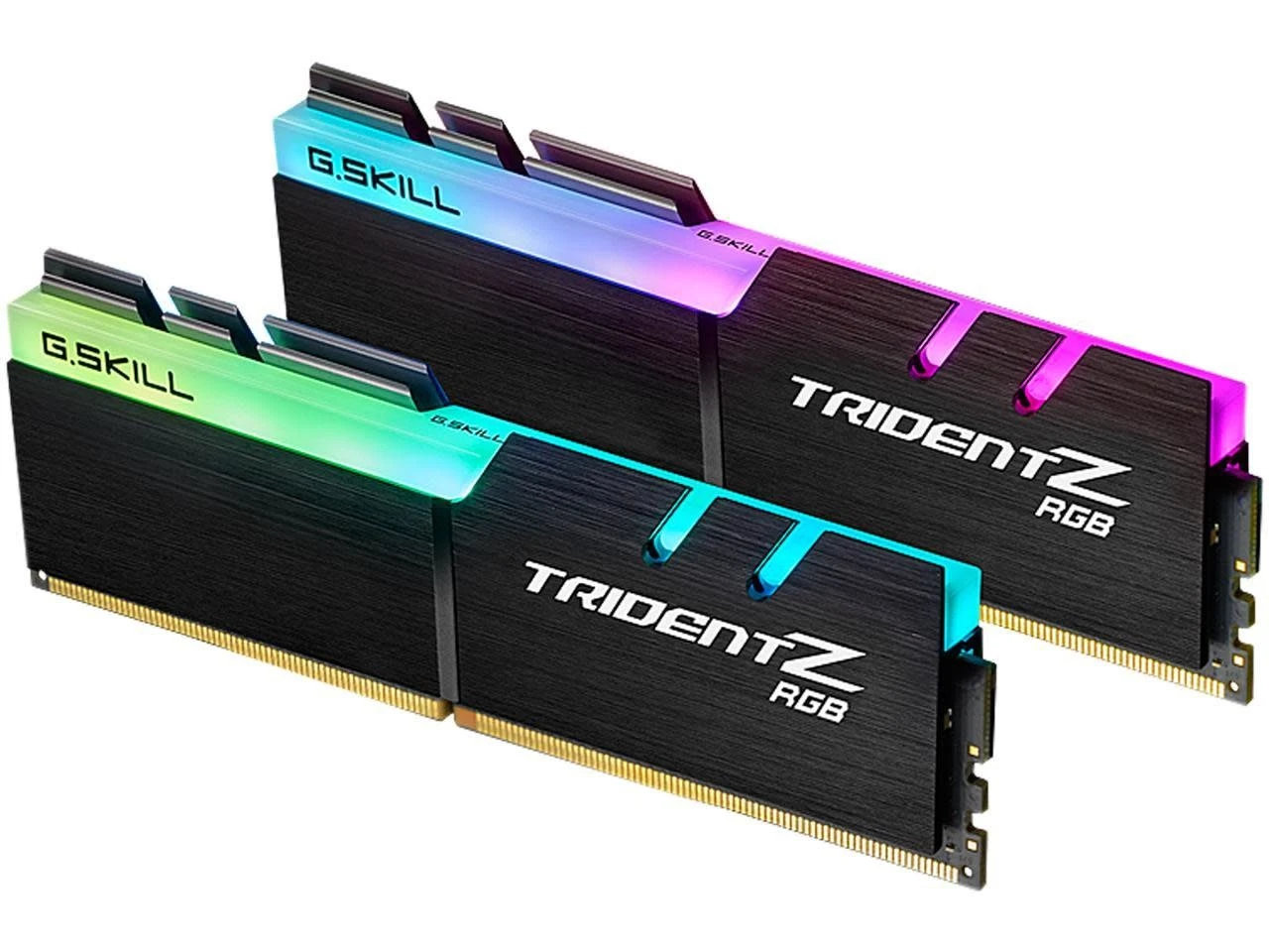 G.Skill Trident Z RGB Series 16GB (2 X 8GB) 288-Pin SDRAM PC4-28800 DDR4 3600 CL18-22-22-42 1.35V Dual Channel Desktop Memory Model F4-3600C18D-16GTZR