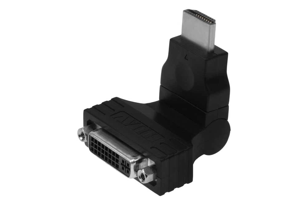 QVS Premium HDMI Male To DVI Female Swivel Adapter
