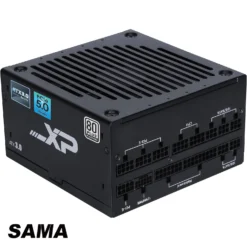 SAMA 1200W PC Power Supply Platinum 80+ ATX3.0 PCIE5.0 Full Voltage 12VHPWR PSU Silent Fan ECO Mode Full Modular ATX Power Supply For 3090Ti 4070Ti 4080 4090 Black