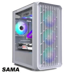 SAMA PC Case 205A White ATX Case