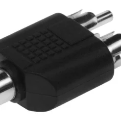 2 RCA Male To 1 RCA Female Adapter