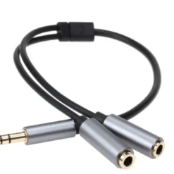3.5mm Male To 2 X 3.5mm Female Splitter Premium Cable