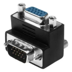 HD15 Male To Female 90 Degree Adapter