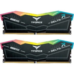 TEAMGROUP T-Force Delta RGB DDR5 Ram 32GB Kit (2x16GB) 5200MHz (PC5-41600) CL40 Desktop Memory Module Ram (Black) For 600 Series Chipset - FF3D532G520