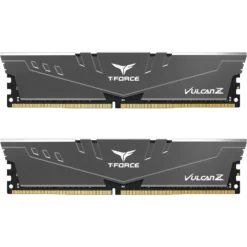 TEAMGROUP T-Force Vulcan Z DDR4 32GB Kit (2x16GB) 3200MHz (PC4-25600) CL16 Desktop Memory Module Ram (Gray) - TLZGD432G3200HC16FDC01
