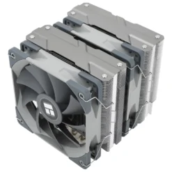 Thermalright Peerless Assassin Gray 120 CPU Air Cooler, 6 Heat Pipes, Dual 120mm TL-C12 PWM Fan, Aluminium Heatsink Cover, AGHP Technology, For AMD AM4/AM5 Intel LGA 1700/115X/1200/2011/2066 (PA120)