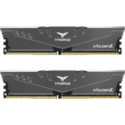 Thermaltake TEAMGROUP T-Force Vulcan Z DDR4 DRAM 16GB Kit (2x8GB) 3200MHz Desktop Memory Module (PC4-25600) CL16 Ram (Gray) - TLZGD416G3200HC16FDC01